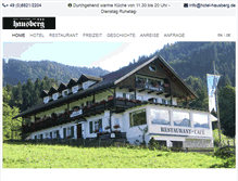 Tablet Screenshot of hotel-hausberg.de